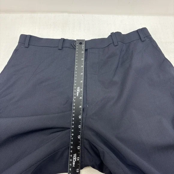 Michael Kors Mens Navy Pinstripe 2 Piece Suit Wool Size 42L Pants 34x32 - Picture 13 of 16